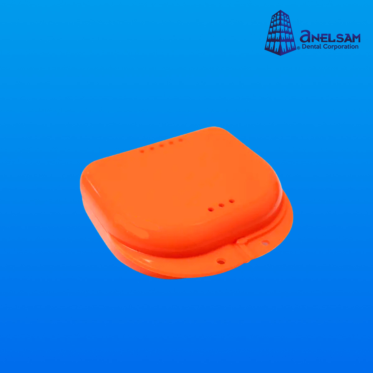 CAJA ORTHO PLASTICO SIN CORDON NARANJA ANELSAM