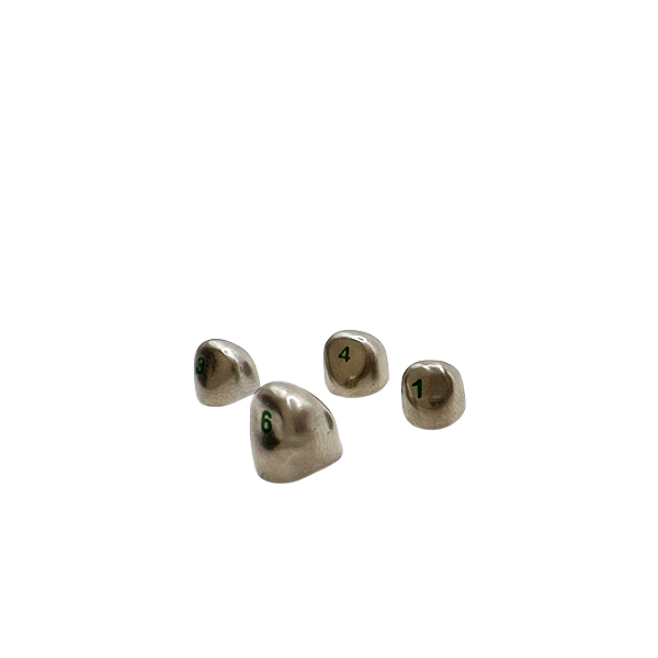 CORONAS DE ACERO CROMO CANINO SUPERIOR 6