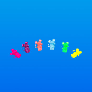 Ratoncitos De Plastico Para Guardar Dientes